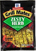 Grill mates zesty herb marinade