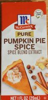 Pure Pumpkin Pie Spice Spice Blend Extract