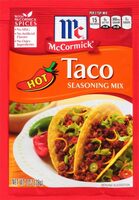 Seasoning mix hot taco