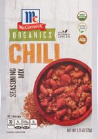Organic chili seasoning mix