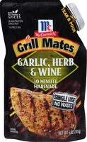Marinade garlic herbwine