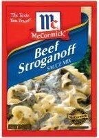 Beef stroganoff sauce mix