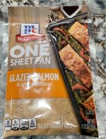 Glazed salmon & Veggetables