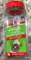Black garlic powder seasoning