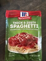 THICK & ZESTY SPAGHETTI Sauce Mix