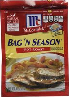 Cooking seasoning mix pot roast packs