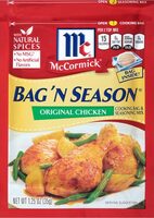 Bag’ N season original chicken cooking seasoning mix