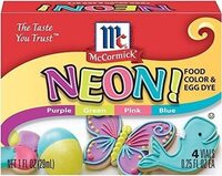 Neon! Food Color & Egg Dye