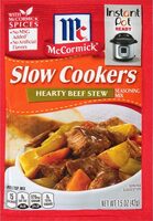 Mccormick slow cookers hearty beef stew seasoning mix