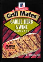 Mccormick garlic herb and wine