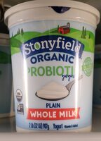 Plain Whole Milk Probiotic Yogurt