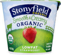 Organic Strawberry Lowfat Yogurt