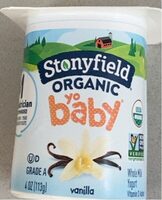Organic YoBaby Vanilla Yogurt w/ Probiotics