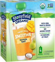 Fruit & veg tropical twist kids& yogurt