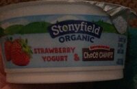 Strawberry yogurt and coco chimps