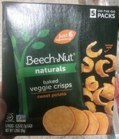 Baked veggie crisps