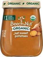 Organic just sweet potatoes stage baby food