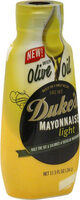 Dukes mayonnaise light olive oil