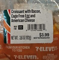 Croissant with Bacon, Egg and Cheese