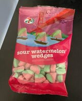 Sour watermelon wedges