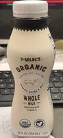 Organic whole milk