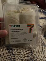 Southwestern style chicken wrap