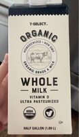 Organic Whole Milk