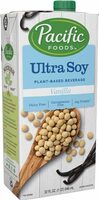 Pacific foods ultra soy plant-based beverage vanilla