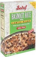 Basmati rice mix lentils pilaf