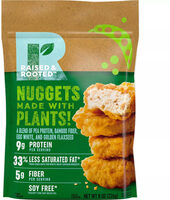 A blend of pea protein, bamboo fiber, egg white, and golden flaxseed nuggets