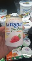 La yogurt, rich & creamy probiotic formula blended lowfat yogurt, strawberry
