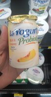 La yogurt, probiotic blended lowfat yogurt, peach