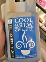 Cold brew iced coffee