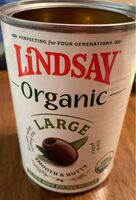 Organic Large California Black Ripe Pitted Olives