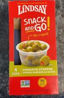 Pimiento stuffed spanish manzanilla olives