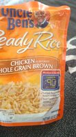 Chicken flavors whole grain brown rice