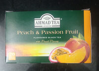 Peach and passion fruit tea
