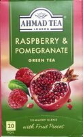 Raspberry & Pomegranate Flavoured Green Tea