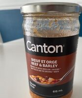 Soupe boeuf et orge