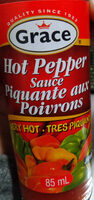 Grace, hot pepper sauce, very hot