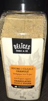 Sucre d'érable granulé