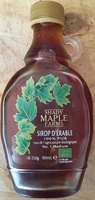 Sirop d'érable