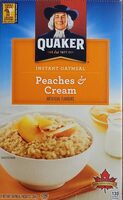 Instant Oatmeal Peaches & Cream