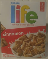 Life whole grain cereal cinnamon