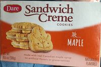 Maple Sandwich Creme Cookies