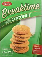 Foods breaktime coconut cookies indulgent cookie