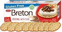 Breton flax & sea salt crackers