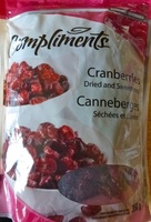 Canneberges séchées