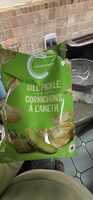 Dill pickle potato chips