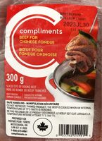 3 x boeuf à fondue